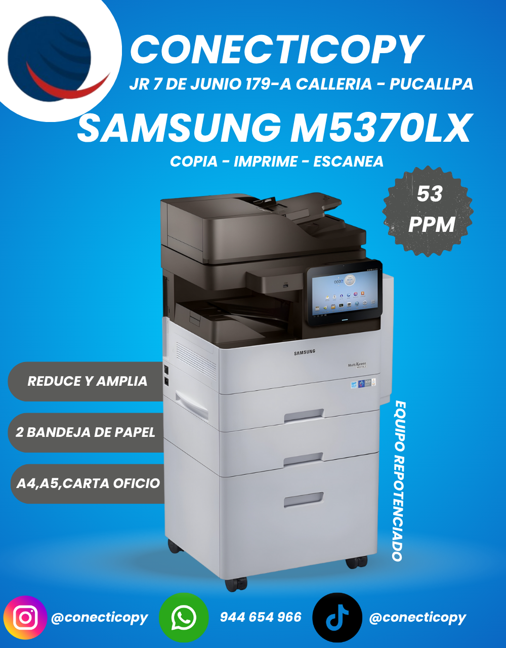 SAMSUNG M5370LX Fotocopiadora